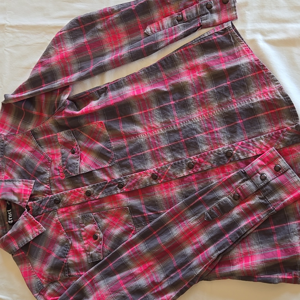 Cruel Western Plaid Shirt